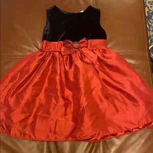 3t black/red fancy dress